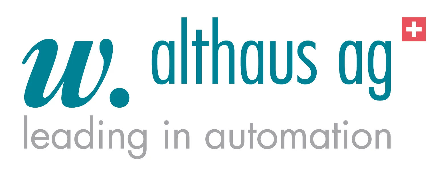 W Althaus AG_Logo Claim CH Pantone U weiss